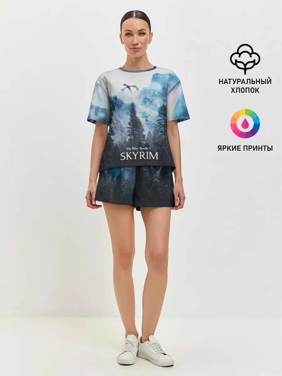 Женская пижама с шортами / Skyrim