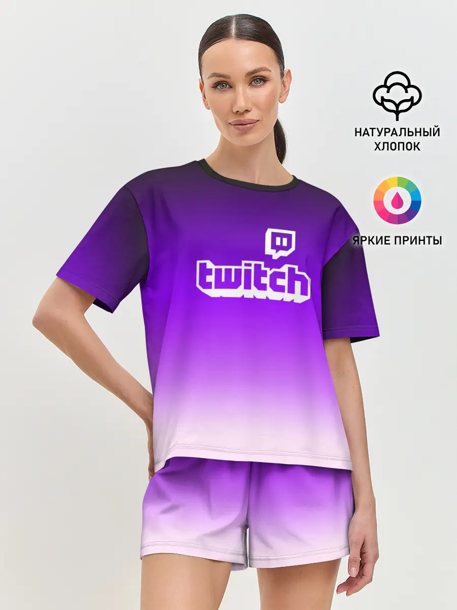 Женская пижама с шортами / Twitch