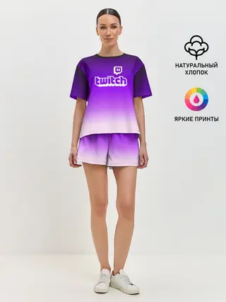 Женская пижама с шортами / Twitch