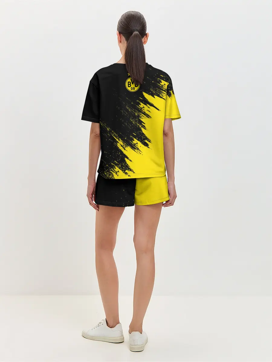 Женская пижама с шортами / Боруссия Дортмунд