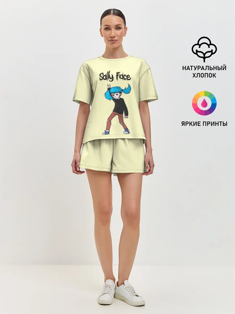 Женская пижама с шортами / Sally Face