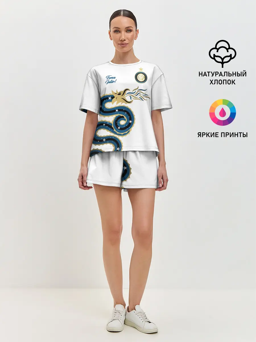 Женская пижама с шортами / Интер Милан