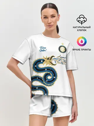 Женская пижама с шортами / Интер Милан