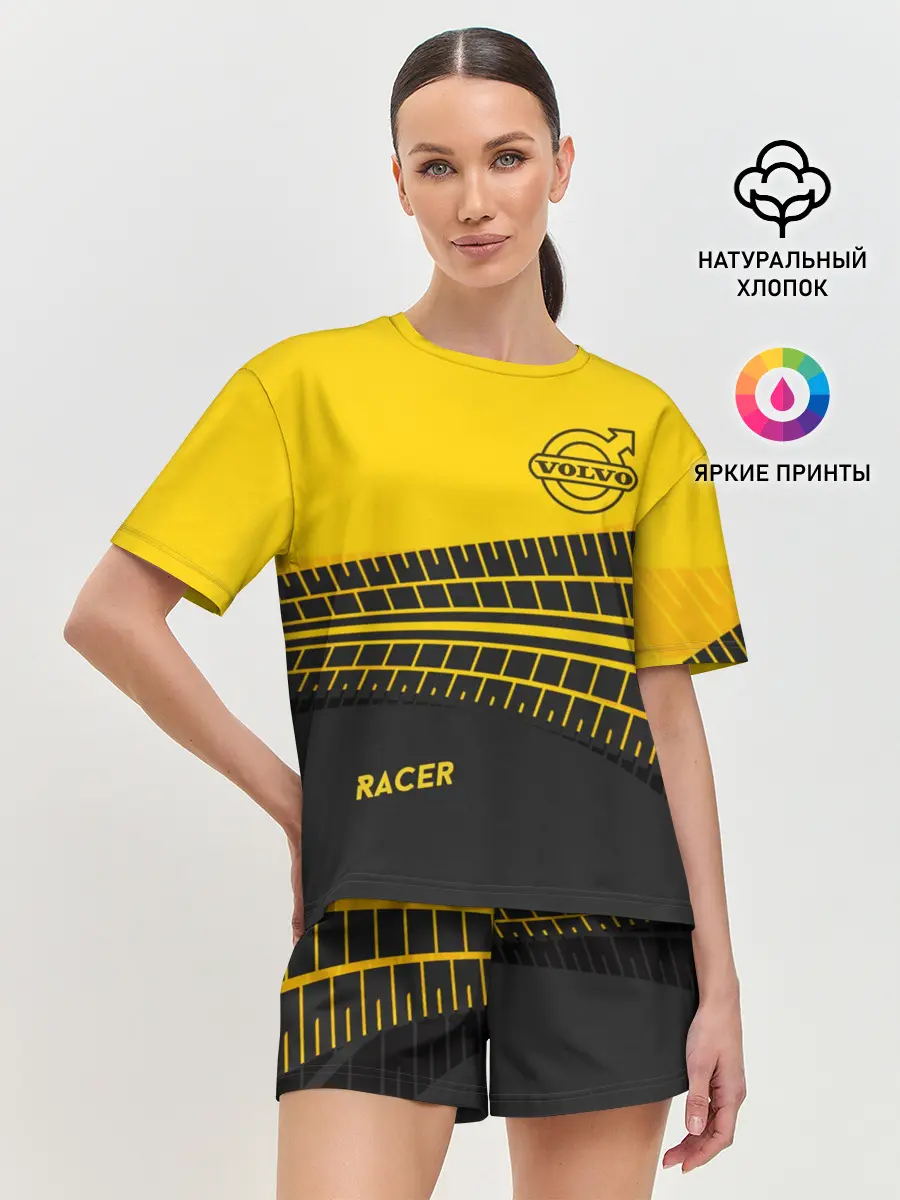 Женская пижама с шортами / Volvo