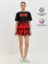 Женская пижама с шортами / AC DC