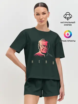 Женская пижама с шортами / Stan Lee The hero