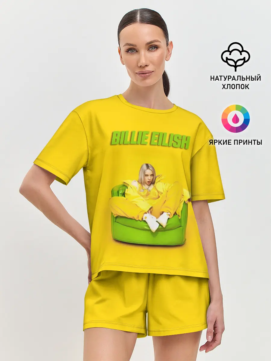 Женская пижама с шортами / Billie Eilish
