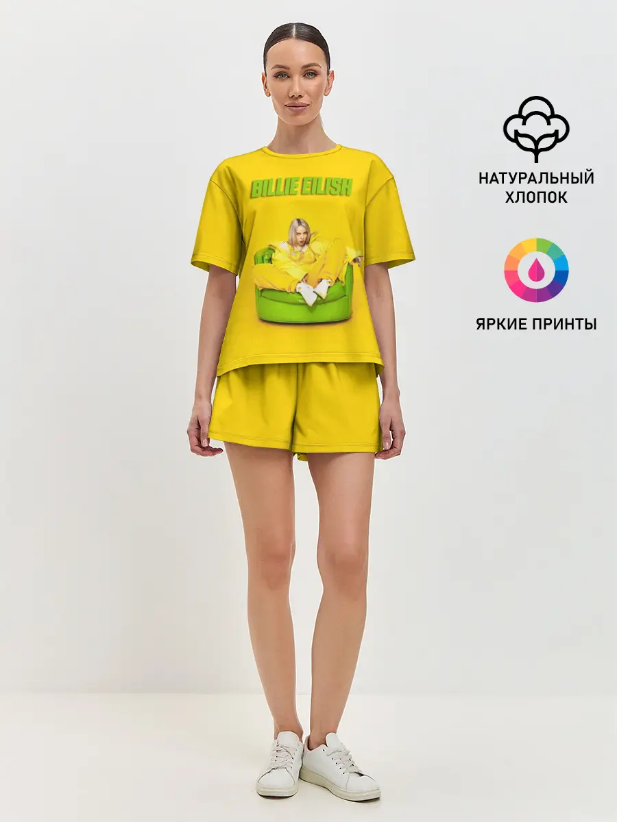 Женская пижама с шортами / Billie Eilish