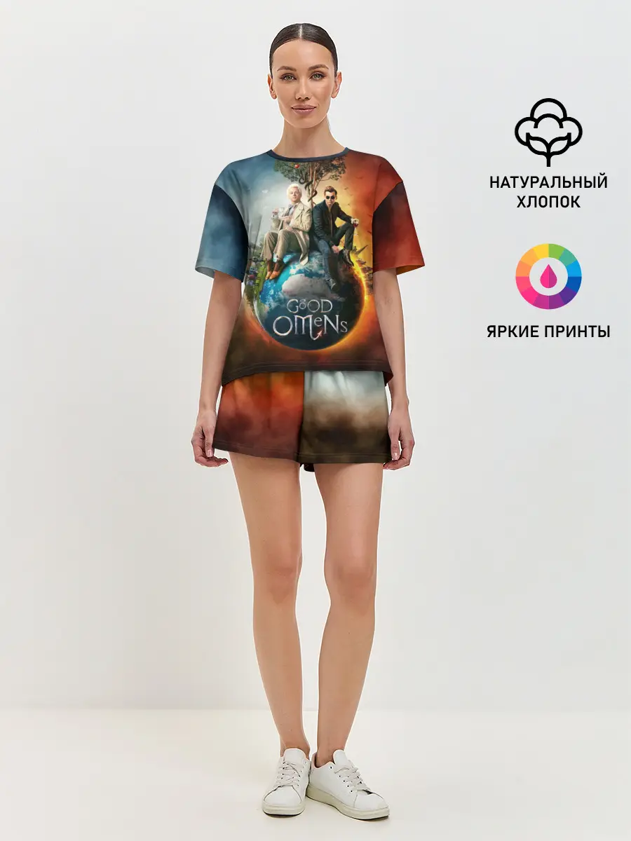 Женская пижама с шортами / Благие знамения