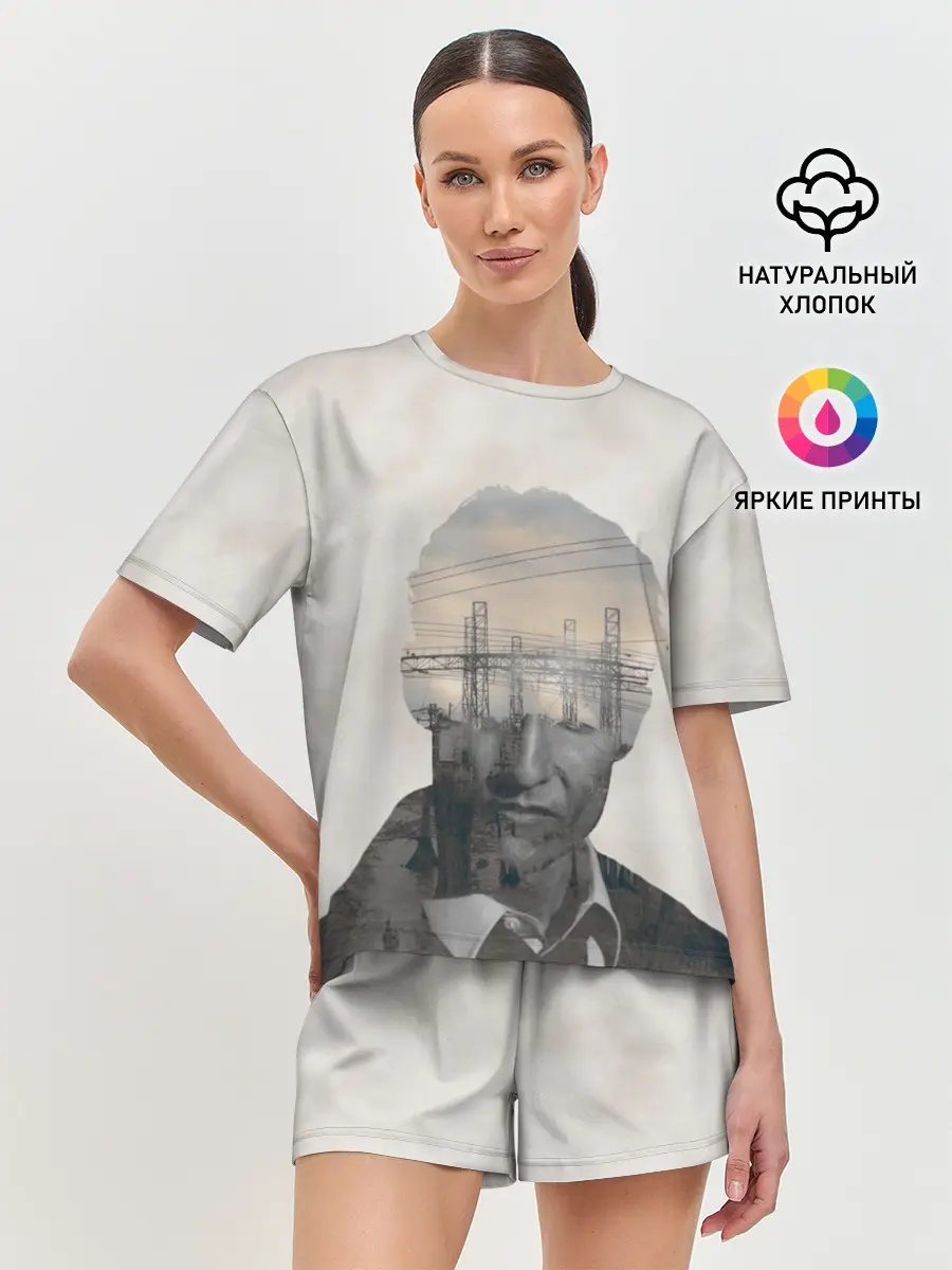 Женская пижама с шортами / True Detective