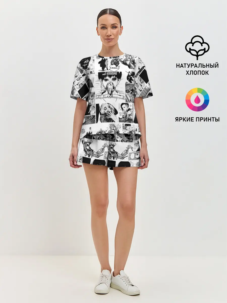 Женская пижама с шортами / Токийский гуль