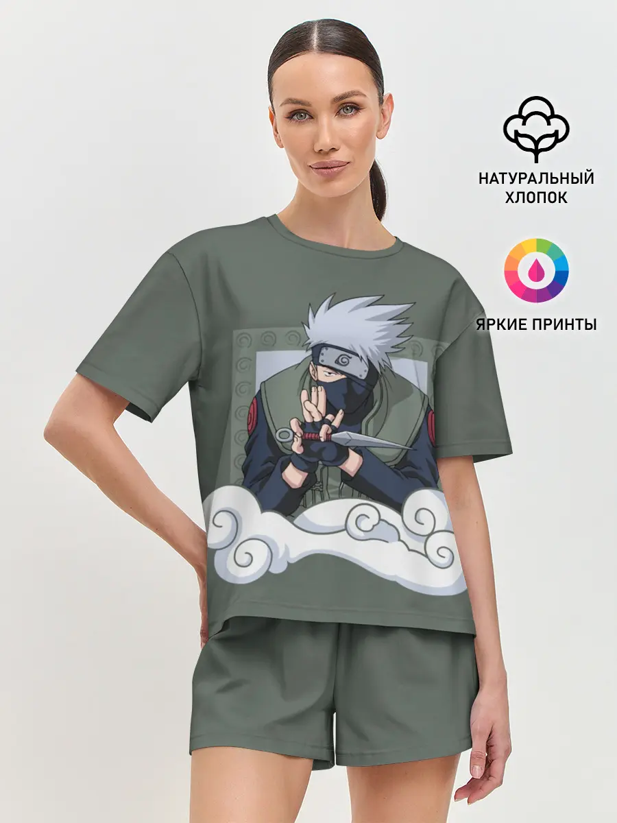 Женская пижама с шортами / Какаши сенсей