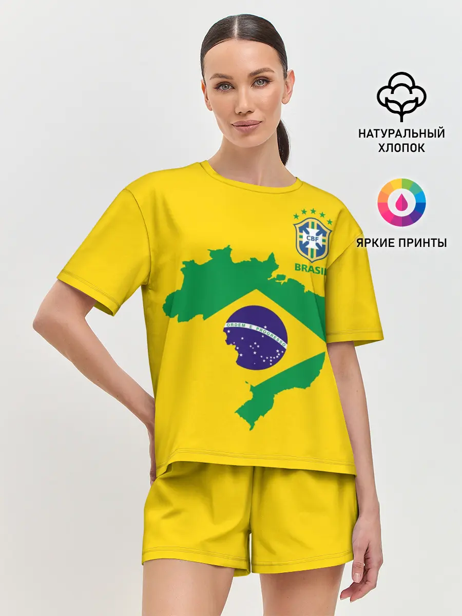 Женская пижама с шортами / Бразилия, форма