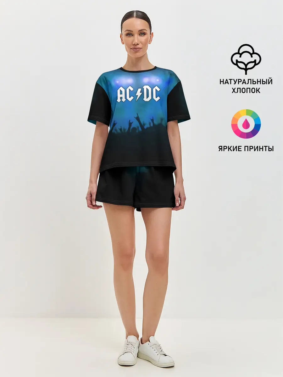 Женская пижама с шортами / AC/DC