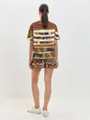 Женская пижама с шортами / Африканская мозаика