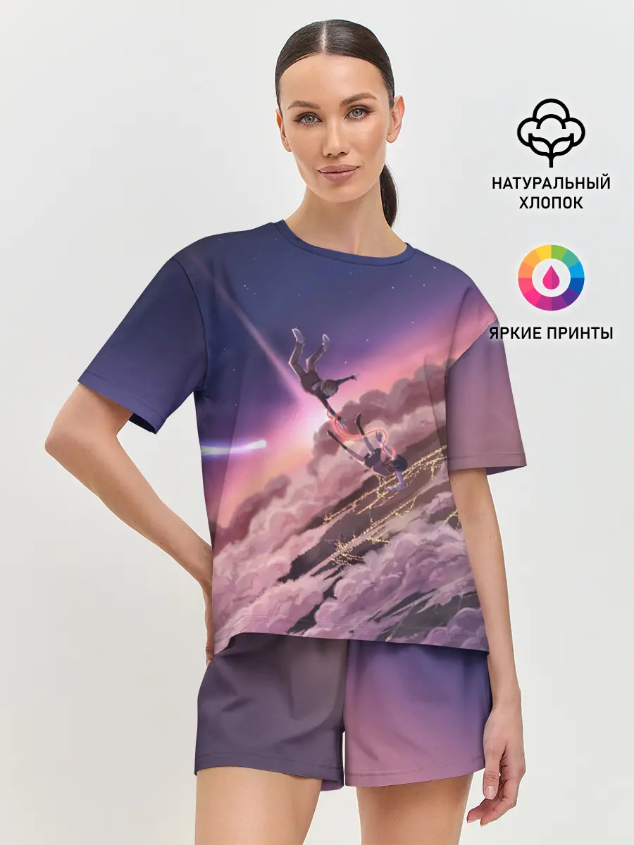 Женская пижама с шортами / Falling