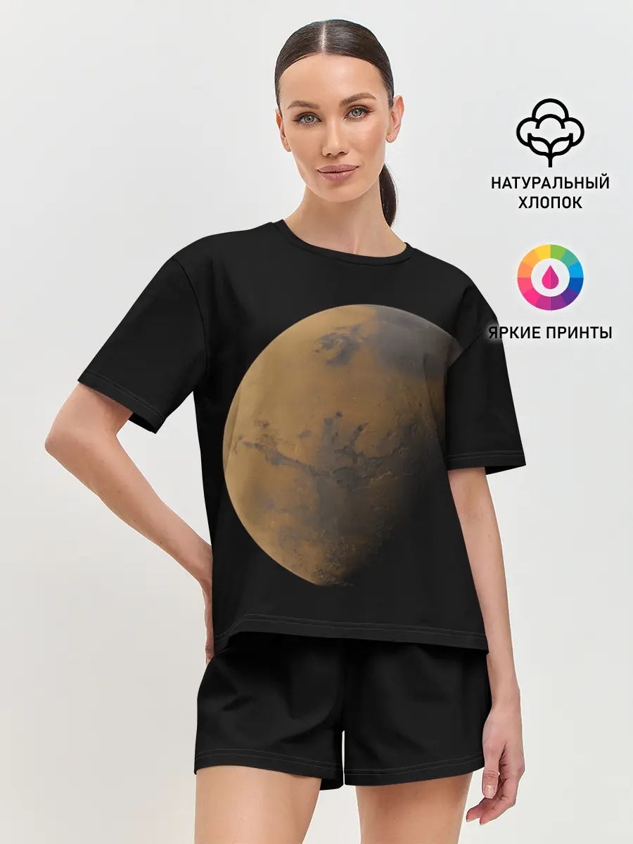 Женская пижама с шортами / Марс