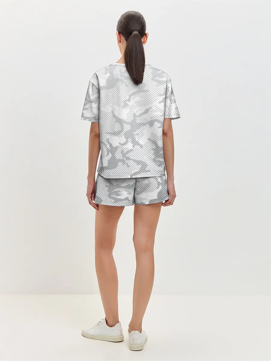 Женская пижама с шортами / Lite Camouflage Lines