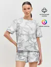 Женская пижама с шортами / Lite Camouflage Lines