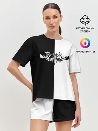 Женская пижама с шортами / Dethklok