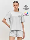 Женская пижама с шортами / MERCEDES BENZ CARBON