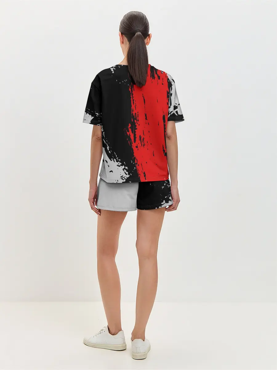 Женская пижама с шортами / AUDI SPORT / АУДИ СПОРТ