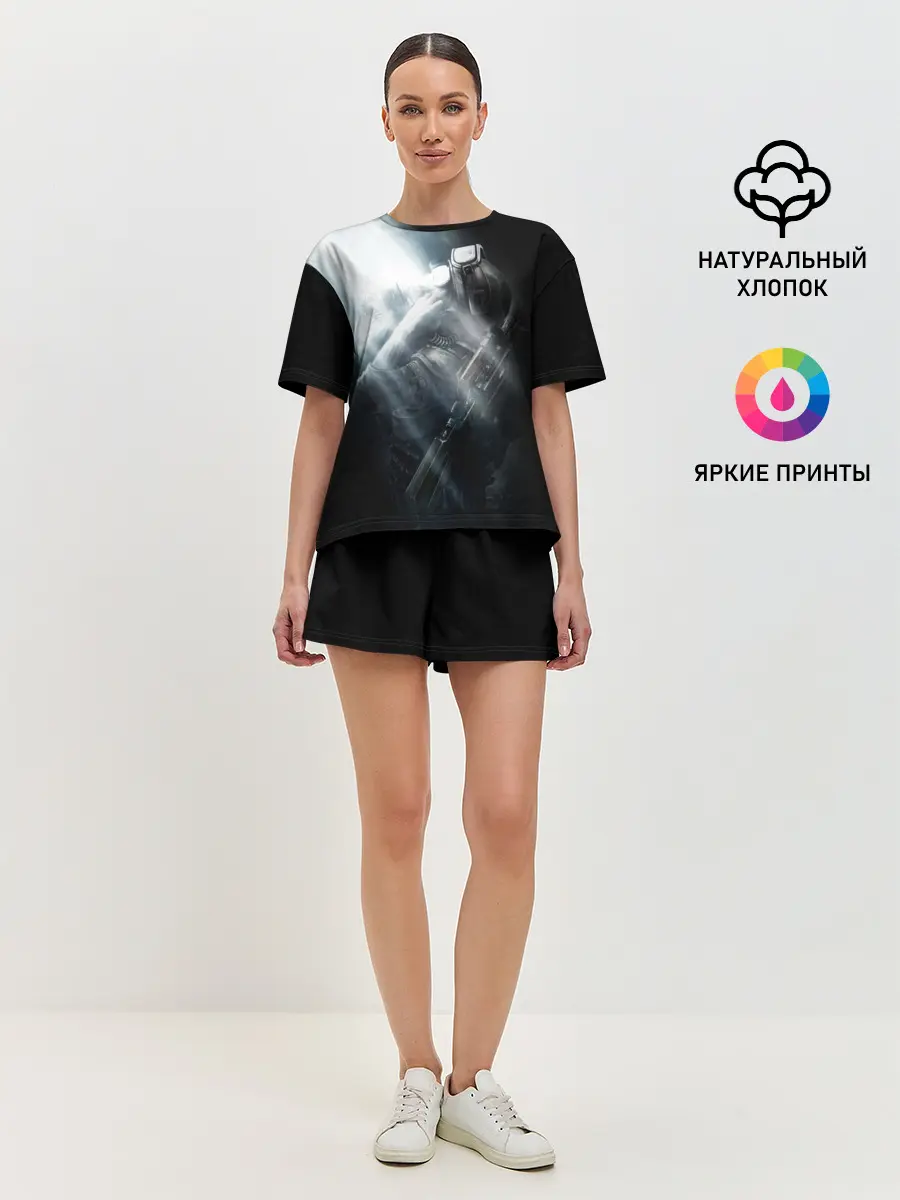 Женская пижама с шортами / Metro 2033