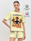 Женская пижама с шортами / Cuphead