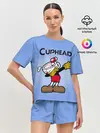 Женская пижама с шортами / Cuphead