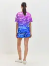 Женская пижама с шортами / Необычные краски