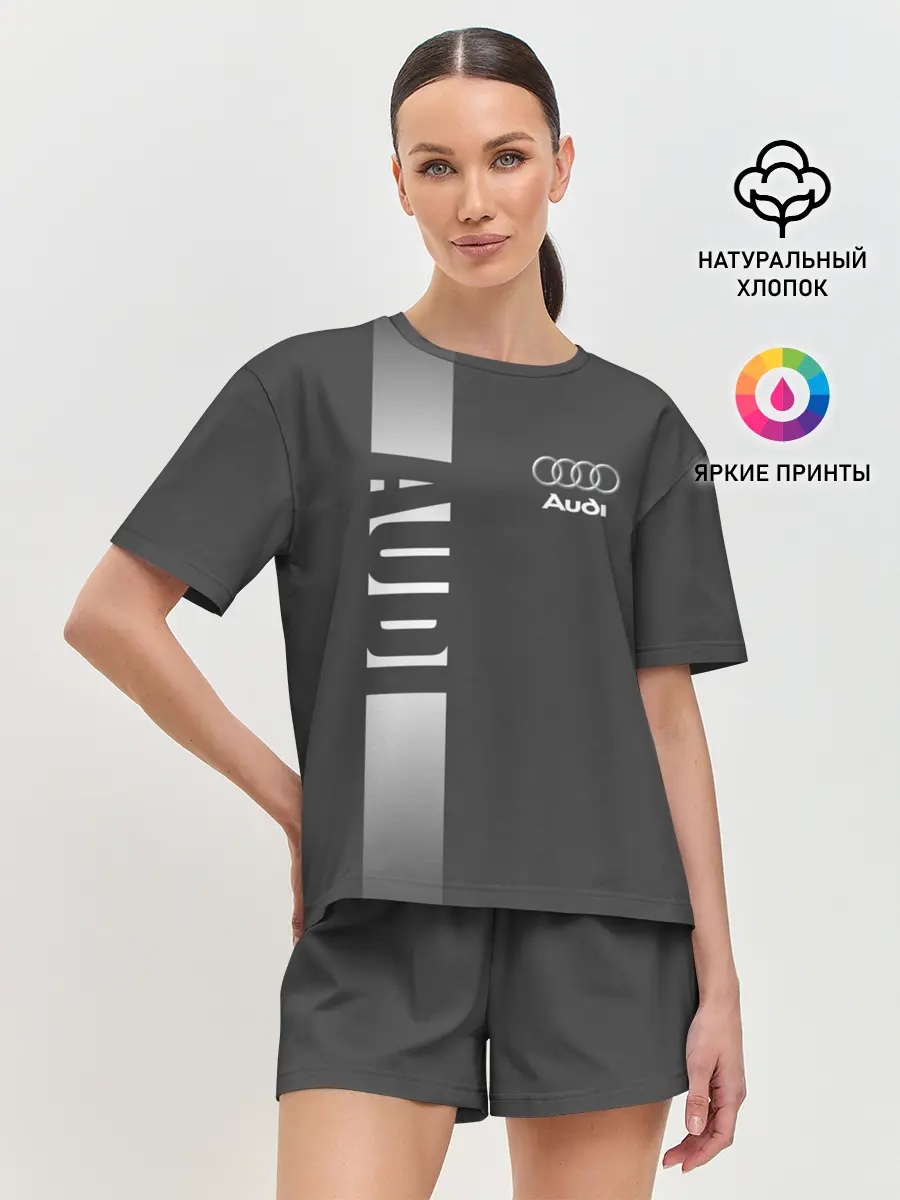Женская пижама с шортами / AUDI | АУДИ