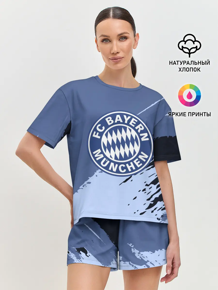Женская пижама с шортами / FC Bayern Munchen style