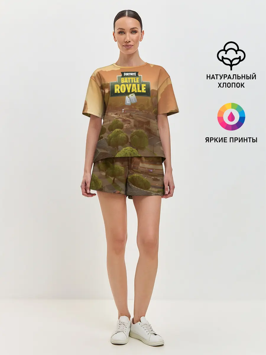 Женская пижама с шортами / Fortnite Battle Royale