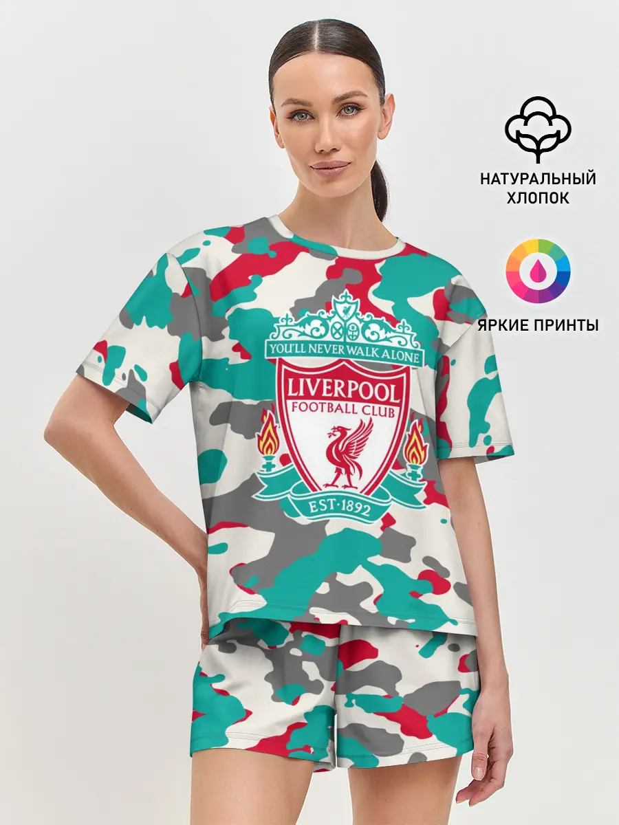 Женская пижама с шортами / FC Liverpool