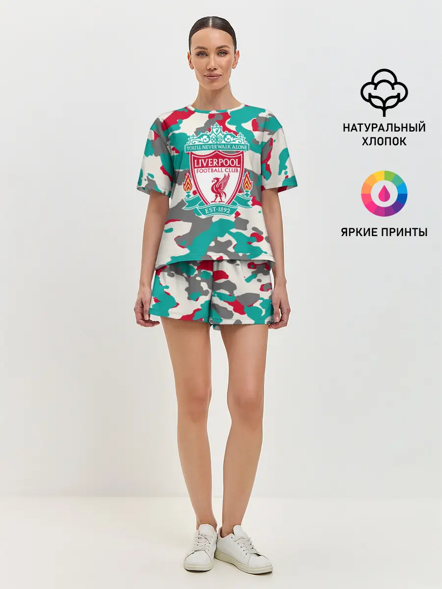 Женская пижама с шортами / FC Liverpool