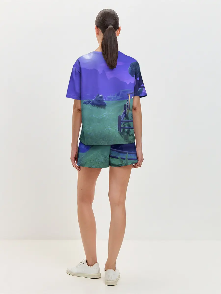 Женская пижама с шортами / Fortnite Night