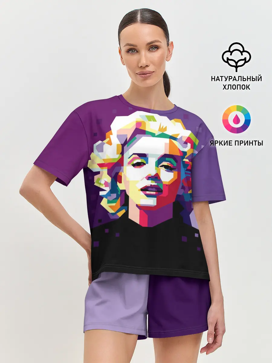 Женская пижама с шортами / Marilyn Monroe