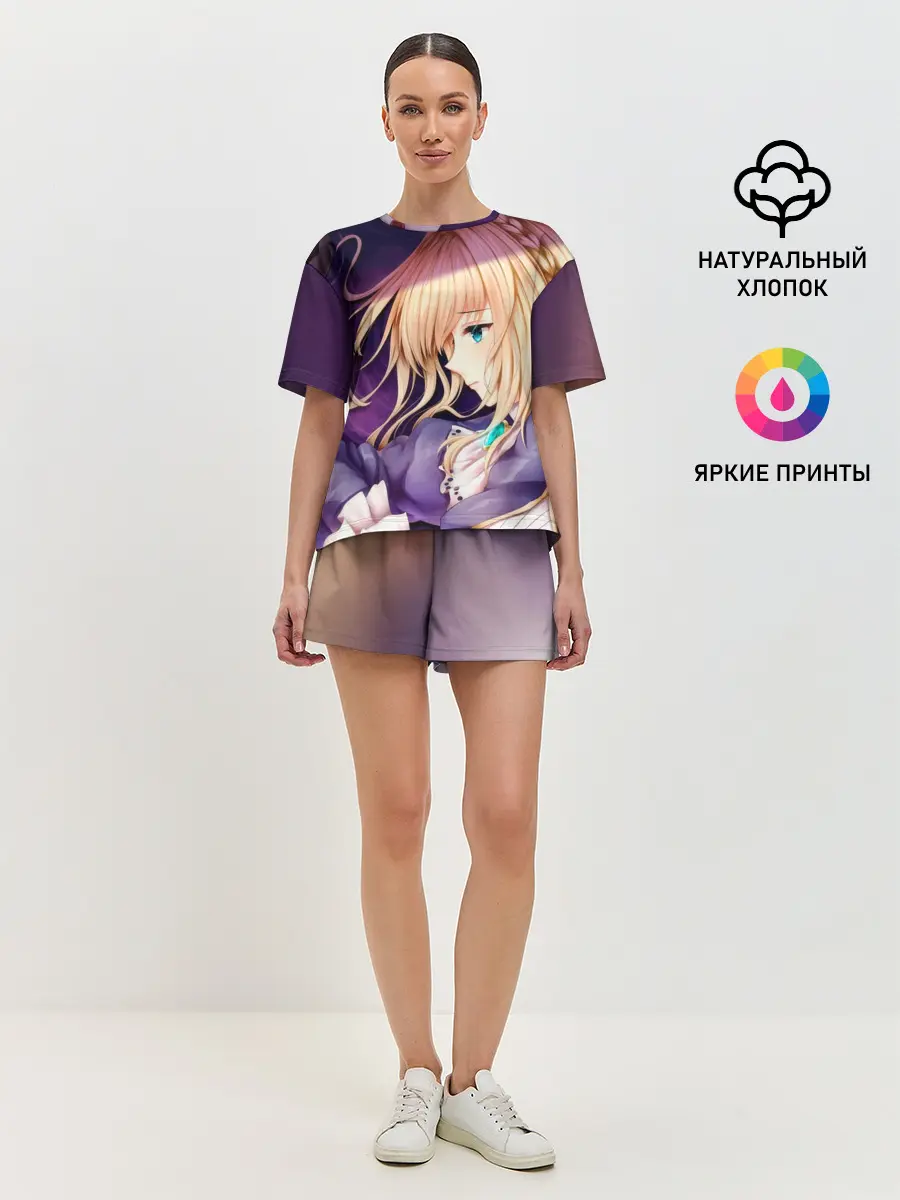 Женская пижама с шортами / Violet Evergarden