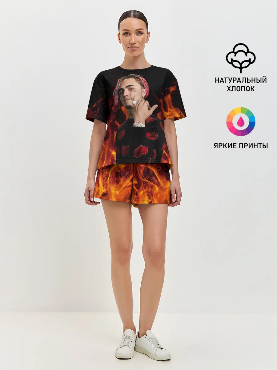 Женская пижама с шортами / Lil Pump - 103