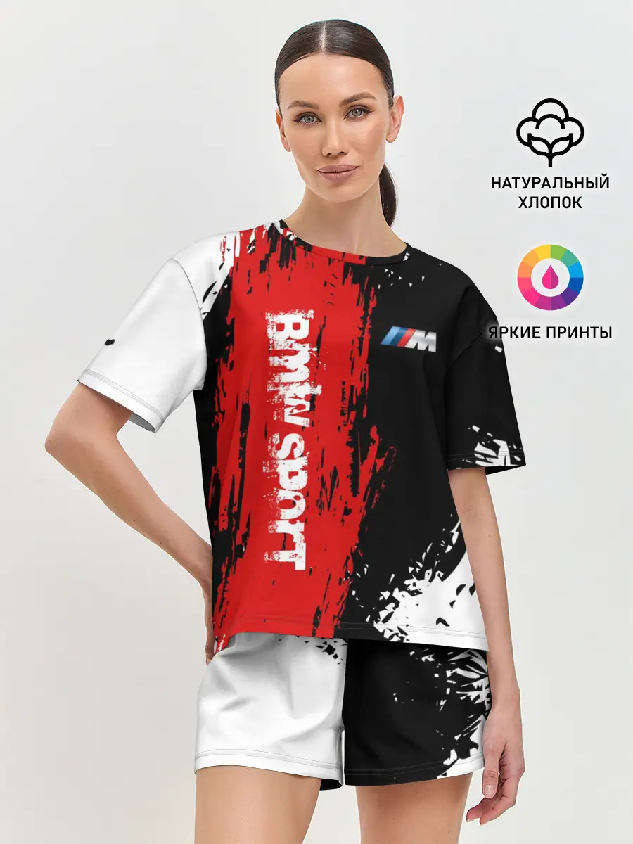 Женская пижама с шортами / BMW | БМВ