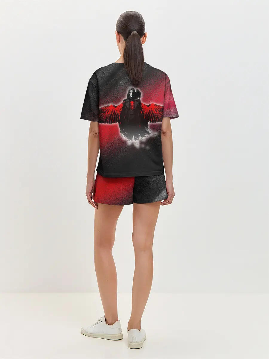 Женская пижама с шортами / Ворон