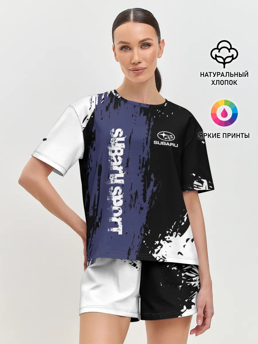 Женская пижама с шортами / SUBARU | СУБАРУ