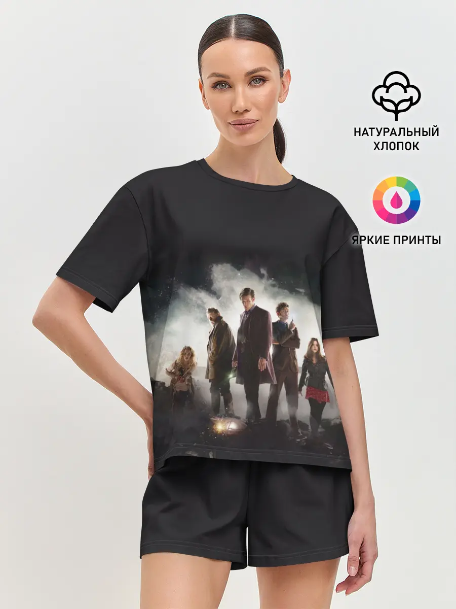 Женская пижама с шортами / Doctor Who