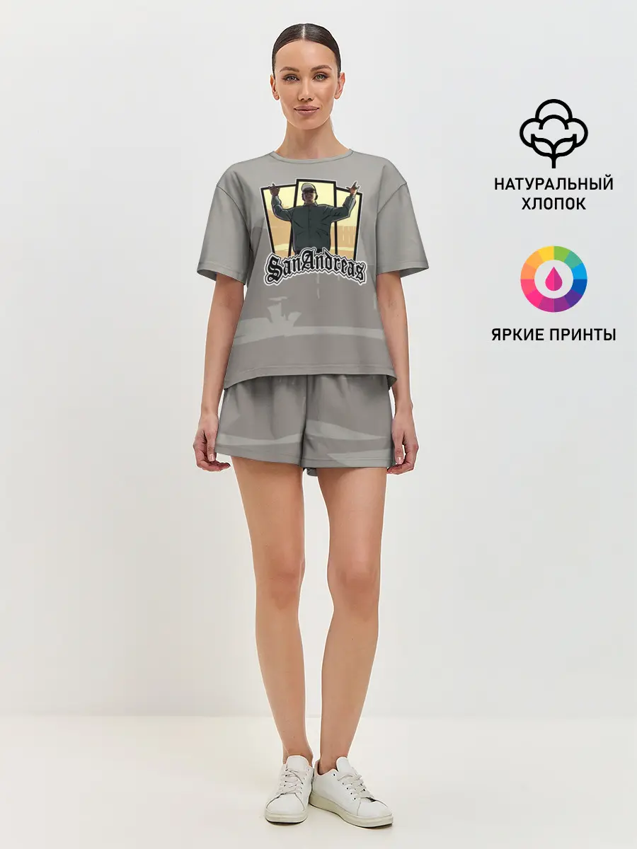 Женская пижама с шортами / GTA SA - Райдер v2