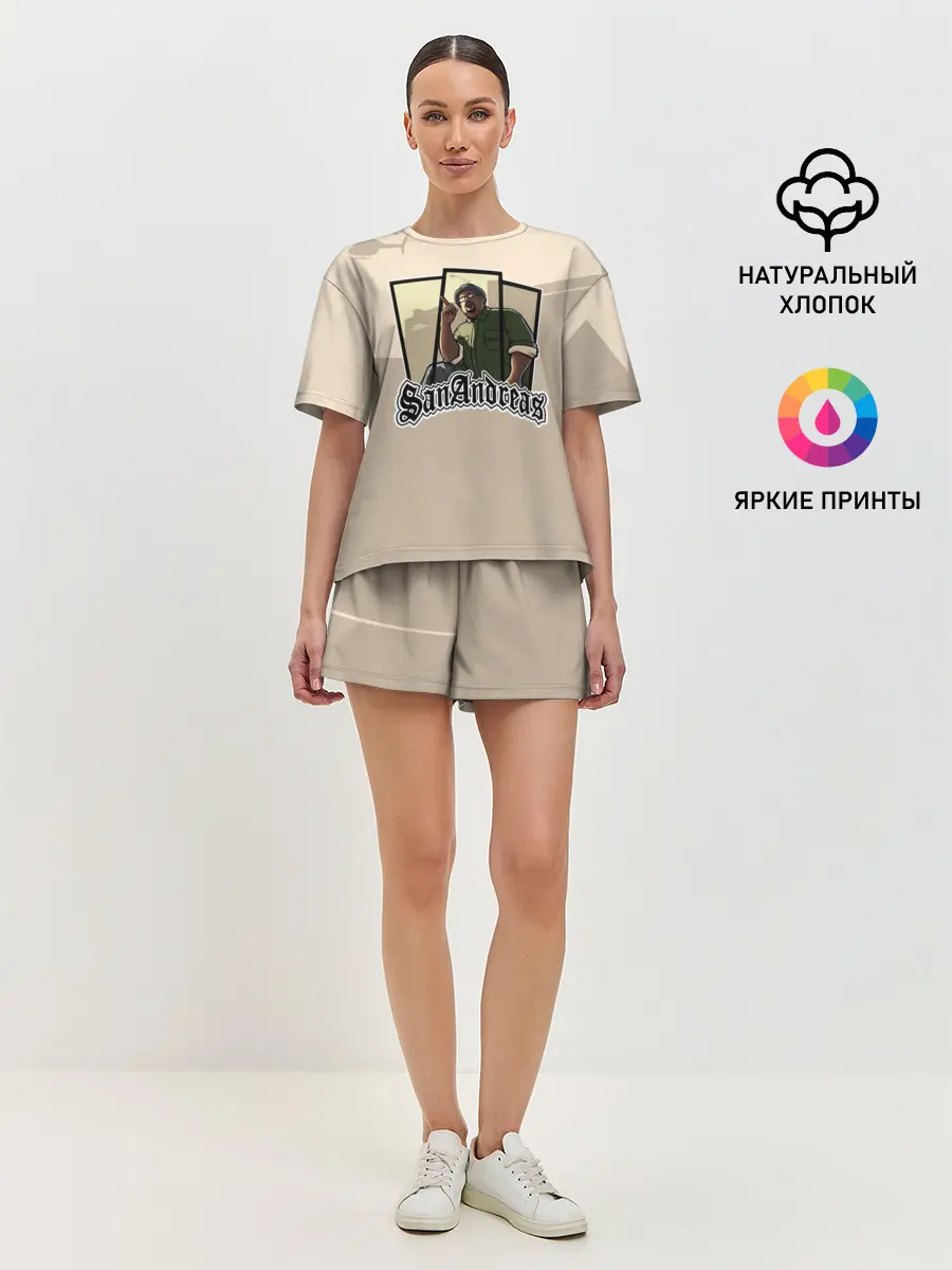 Женская пижама с шортами / GTA SA - Big Smoke
