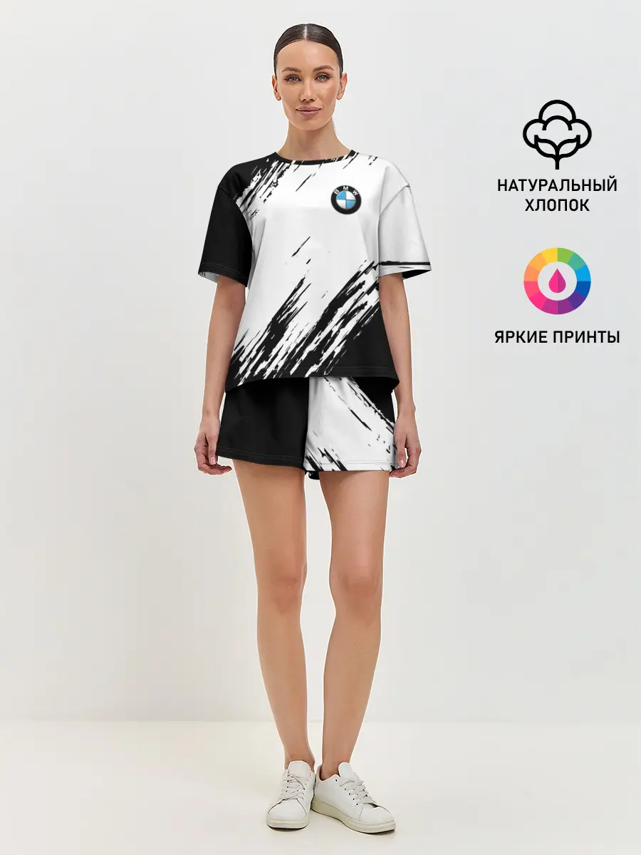 Женская пижама с шортами / BMW | БМВ