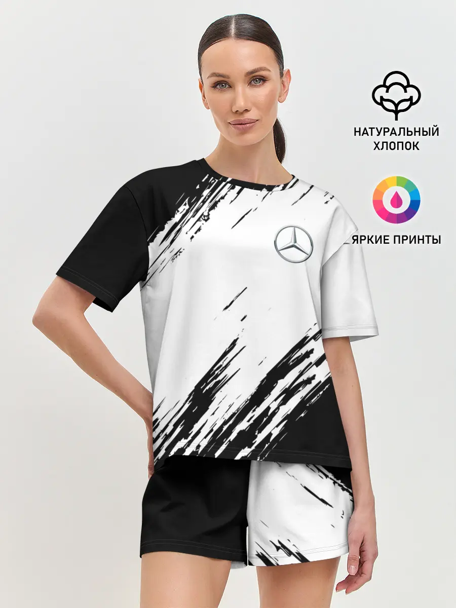 Женская пижама с шортами / MERCEDES BENZ SPORT