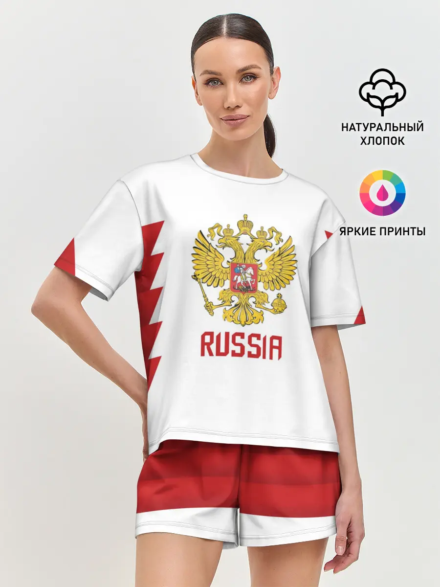 Женская пижама с шортами / Kovalchuk Olympic 2018 #2