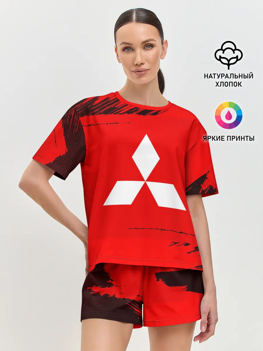 Женская пижама с шортами / Mitsubishi SPORT