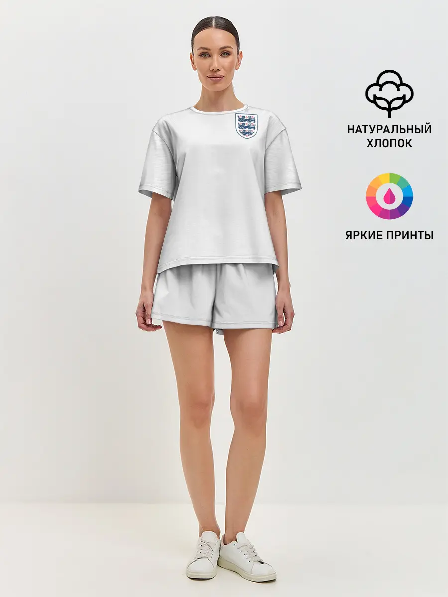 Женская пижама с шортами / England home WC 2018